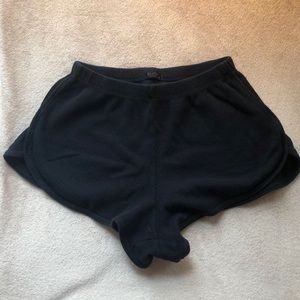 Brandy Melville (John Galt) black fabric shorts